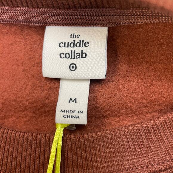 The Cuddle Collab Women's "best In Show" Crewneck Sweatshirt Brown Size Medium - Picture 6 of 6